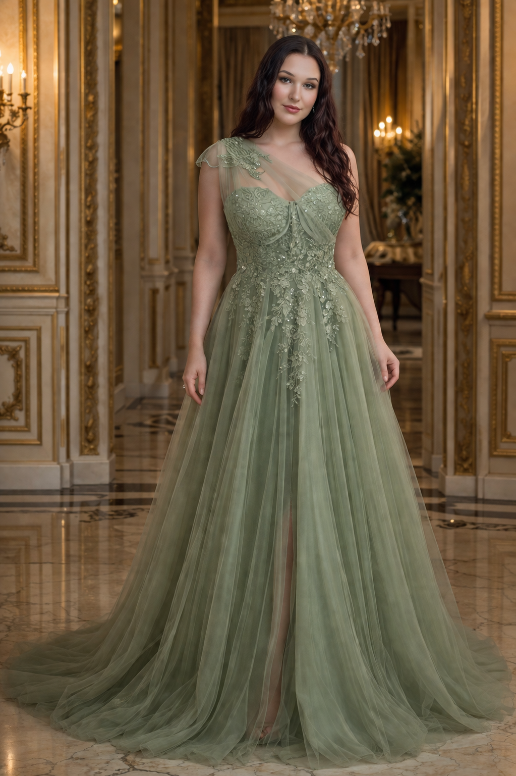 Mint Green Dreamy A Line Dress